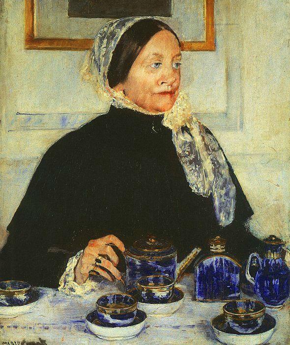 Mary Cassatt Lady at the Tea Table China oil painting art